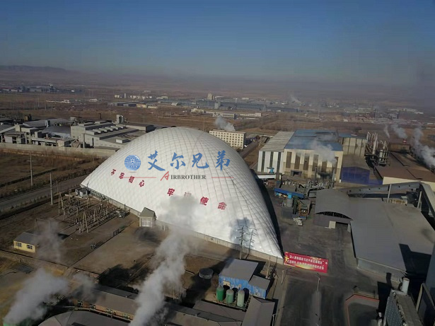 氣膜建筑在環保儲煤領域開辟一片新天地